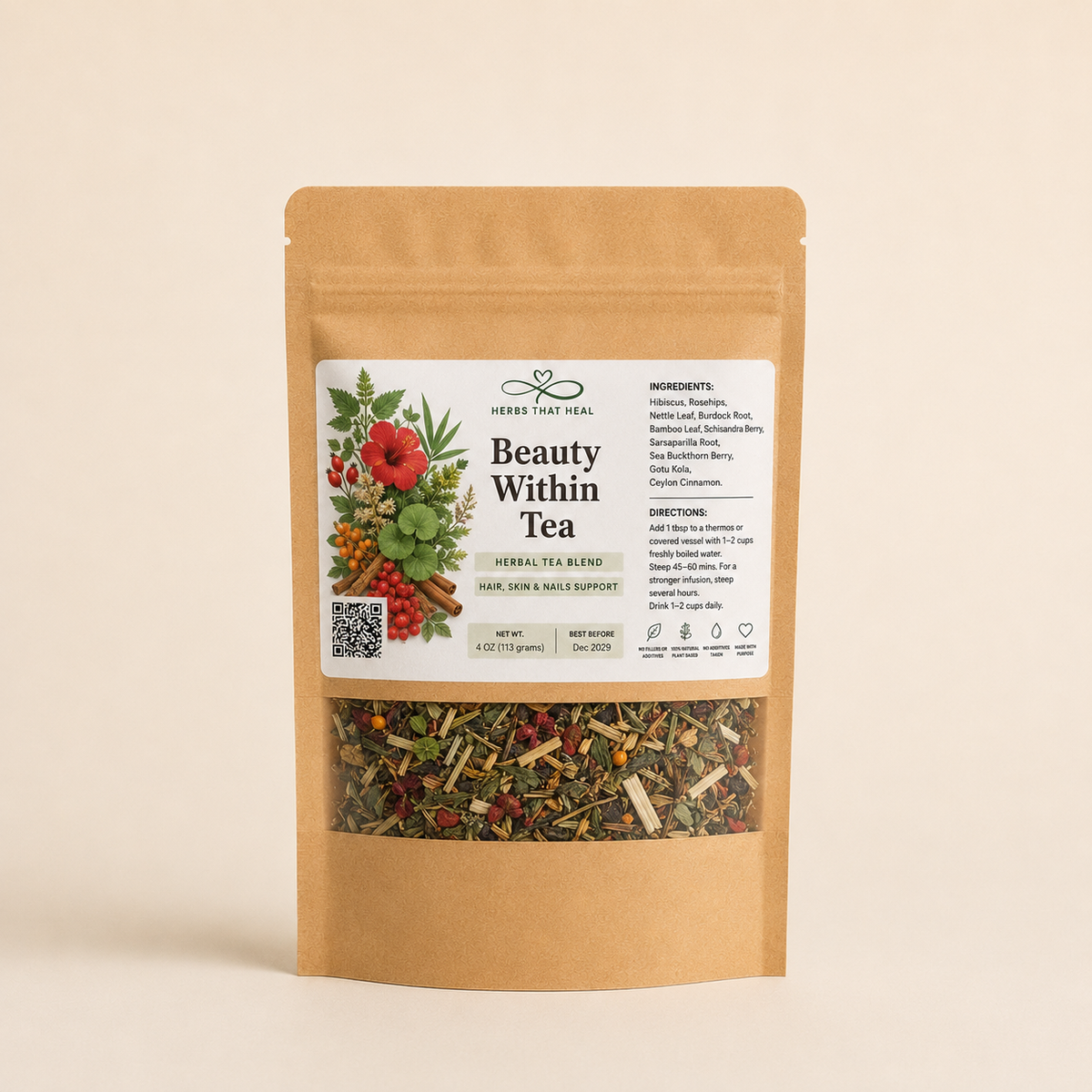 Beauty Within Tea | Hair, Skin & Nails Support