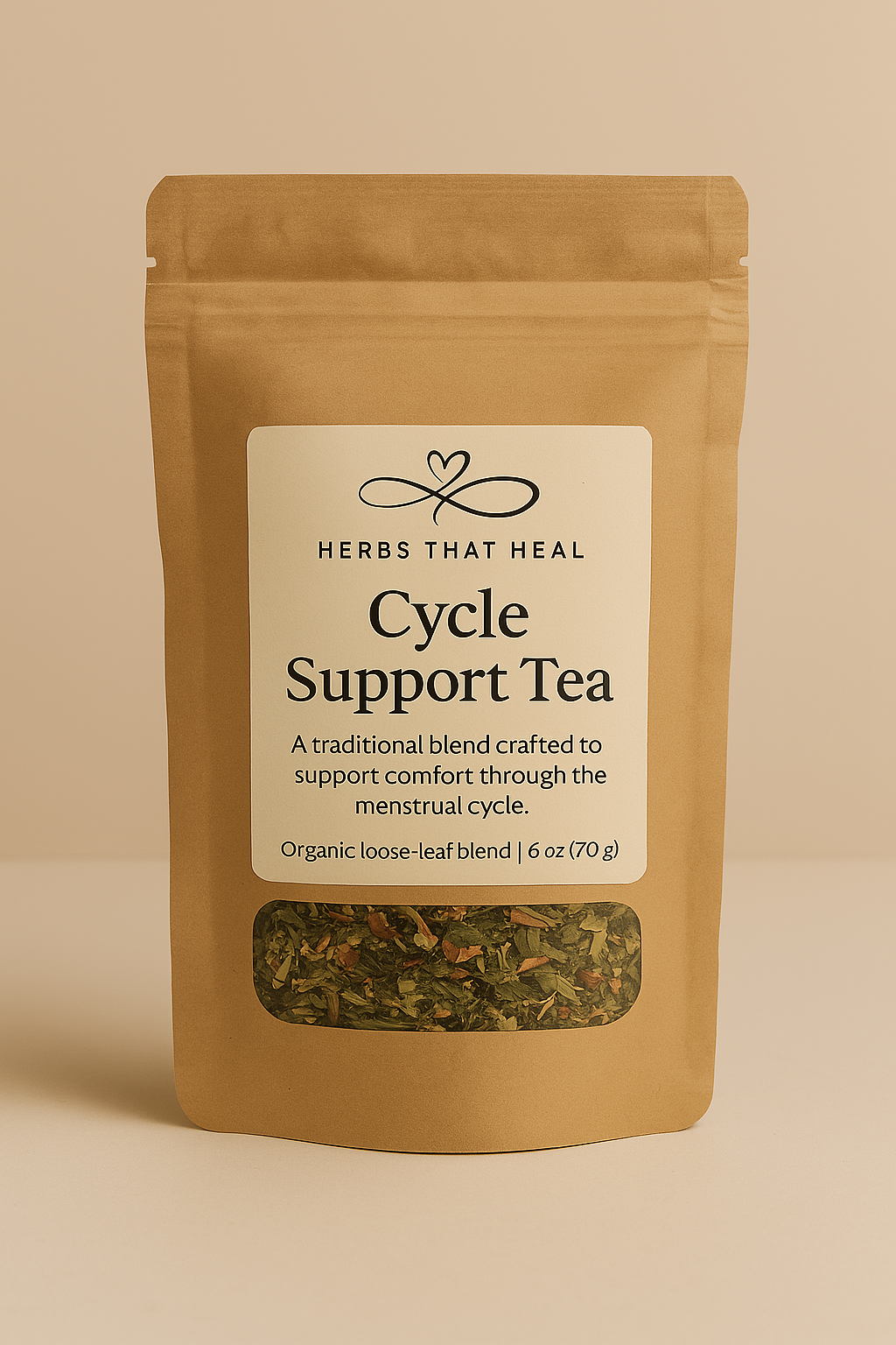 Menstrual Support Tea Loose Leaf Herbal Blend | 6 oz