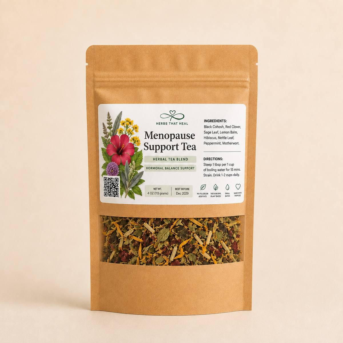 Menopause Support Tea Loose Leaf Herbal Blend