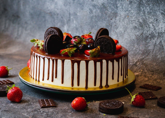 Decadent dessert display representing persistent sugar cravings linked to blood sugar instability and insulin resistance