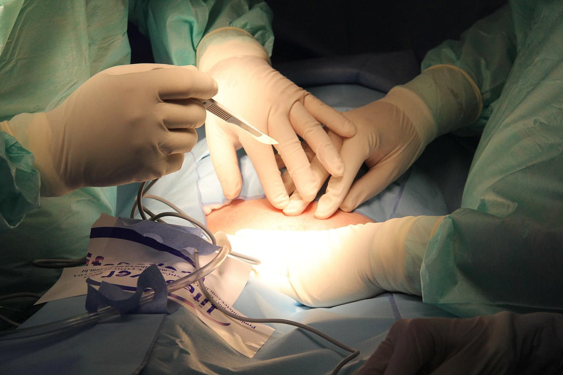Woman in a hospital setting representing the experience of hysterectomy and surgical menopause
