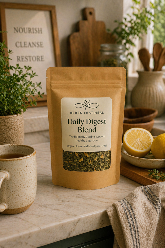 Gut Health Tea Loose Leaf Herbal Blend | 6 oz