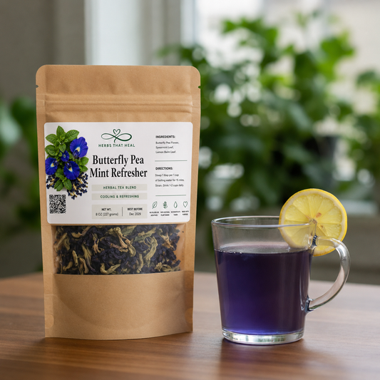 Butterfly Pea Mint Refresher