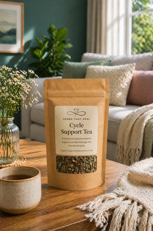 Menstrual Support Tea Loose Leaf Herbal Blend | 6 oz